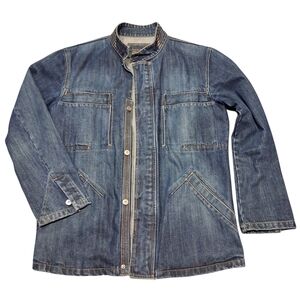 Vintage Marithé + François Girbaud Blue Denim Jacket Mens Size Medium